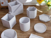 Epoxy Resin Pots Moulds for NON-TOXIC COMPOSITE RESIN Jesmonite, Aqua Resin, Bramblier and Cement by Resin Art NZ