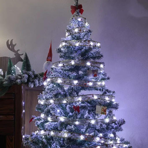 5M LED Christmas Tree Ribbon Bow Xmas Light by salelink.co.nz