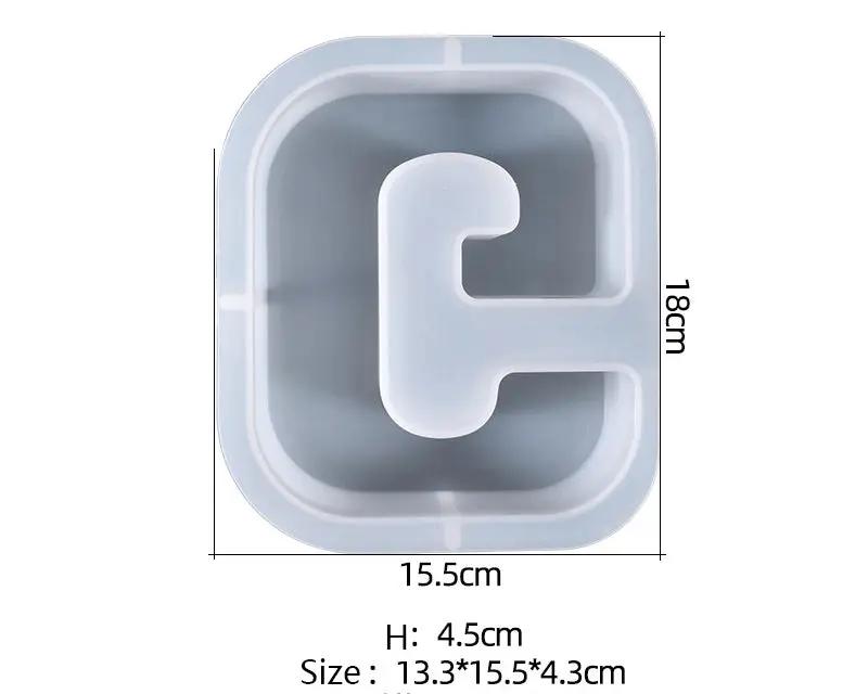 Alphabet Letter Moulds - Individual - Super Large by Resin Art NZ