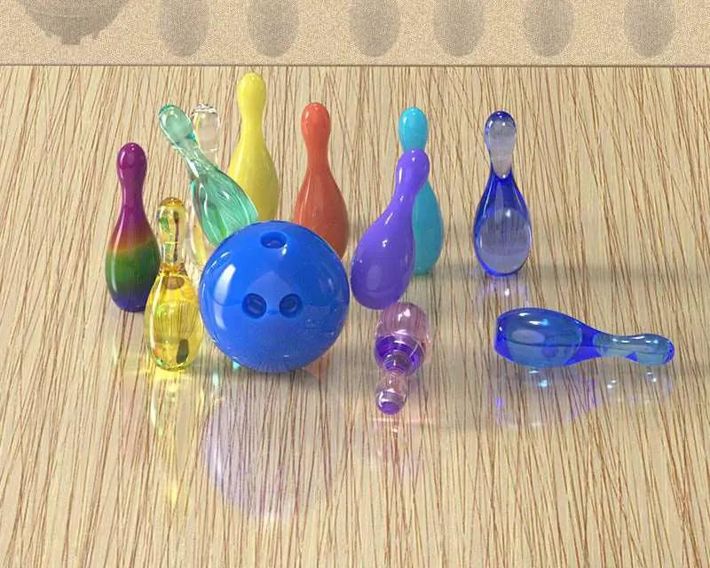 Bowling Resin Mould, Bowling Pin and Ball Silicone Mould Crystal Sphere Round Casting Moulds for Mini Desktop Bowling Game by Resin Art NZ