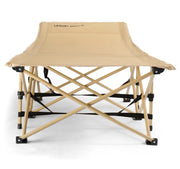 Urban Wave Heavy-Duty 10-Leg Folding Camp Stretcher with Ergonomic Headrest YQ15820 by ECOTREK