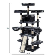 dealonline.co.nz Deal Online NZ 172cm Cat Tree House Scratching Post Condo 172cm Cat Tree House Scratching Post Condo