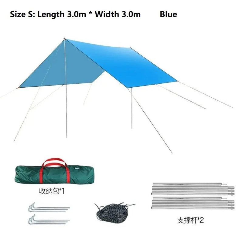Square Sun Shade Sail – Waterproof Outdoor Canopy for Garden, Patio, and Parties GAYL5203