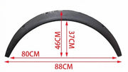 4pcs Car Fender Flares Flexible Body Wheel Arches Wide Universal by salelink.co.nz