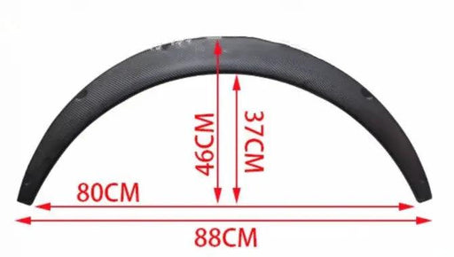 4pcs Car Fender Flares Flexible Body Wheel Arches Wide Universal by salelink.co.nz