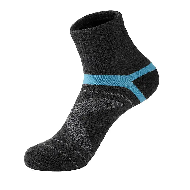 Men's Outdoor Sports Socks - Durable 75% Cotton Crew Socks for Hiking & Basketball by Mead's Supply & Equipment Outfitters limited
