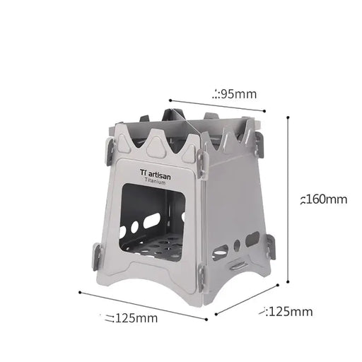Widesea Portable Camping Wood Stove - Foldable Outdoor Cooking Stove for Camping & Hiking by Mead's Supply & Equipment Outfitters limited