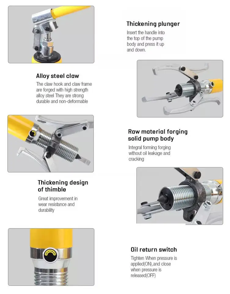 5T Hydraulic Bearing Gear Puller Separator Garage Tool by salelink.co.nz