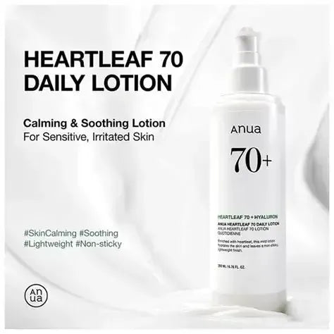 Poppy Gifts Skin Care Anua Heartleaf 70 Daily Lotion 200ml Anua Heartleaf 70 Daily Lotion 200ml