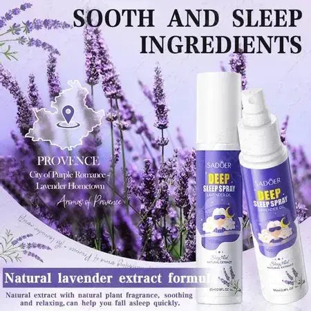 Poppy Gifts Gift Sadoer Deep Sleep Lavender Pillow Spray 85ml For Calming Sleep Enhancer Sadoer Deep Sleep Lavender Pillow Spray 85ml