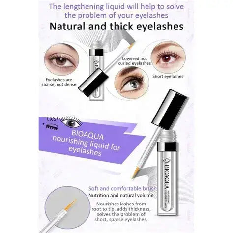 Poppy Gifts Beauty BIOAQUA Eyelash Growth Essence Nourishing Serum 7ml With Precision Brush BIOAQUA Eyelash Growth Essence Nourishing Serum 7ml
