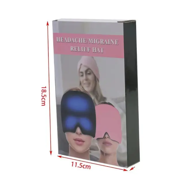 360° Migraine Relief Hat Ice Headache Wrap by salelink.co.nz