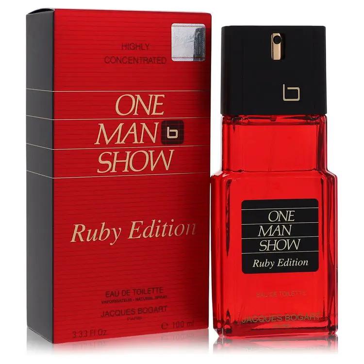 One Man Show Ruby Eau De Toilette Spray by Jacques Bogart 100 ml by Brands HD