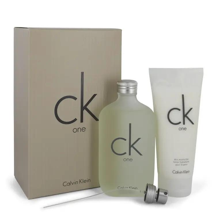 Brands HD Gift Set - 6.7 oz Eau De Toilette Spray + 6.7 oz Body Moisturizer Ck One Gift Set - 6.7 oz Eau De Toilette Spray + 6.7 oz Body Moisturizer by Calvin Klein -- Ck One Gift Set - 6.7 oz Eau De Toilette Spray + 6.7 oz Body Moisturizer by Calvin Klein --