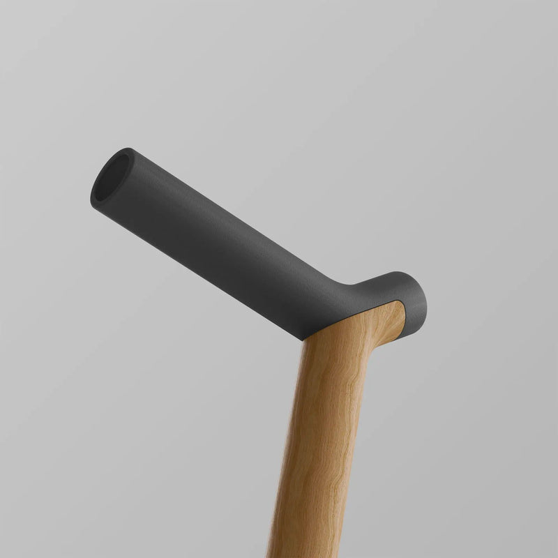ooak Walking stick Uno Graphite And Oak Walking Cane With Elegant Design By Ooak Uno Graphite And Oak Walking Cane By Ooak