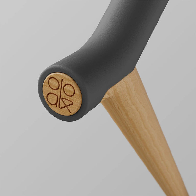 ooak Walking stick Uno Graphite And Oak Walking Cane With Elegant Design By Ooak Uno Graphite And Oak Walking Cane By Ooak