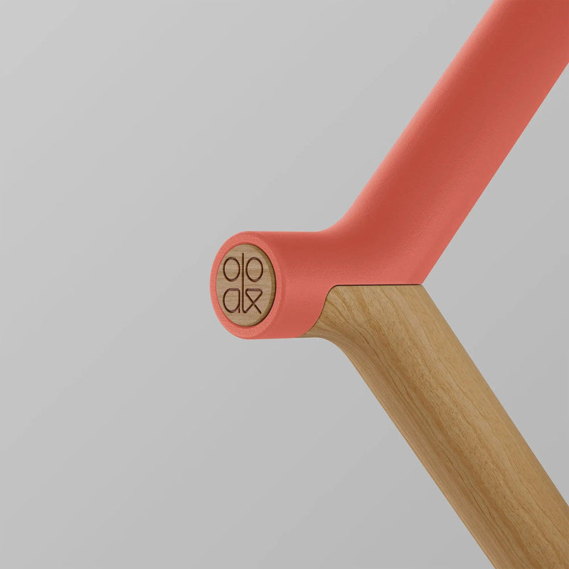 ooak Walking stick Uno Coral And Oak Walking Cane By OOAK Elegant Mobility Aid Uno Coral And Oak Walking Cane By OOAK Elegant