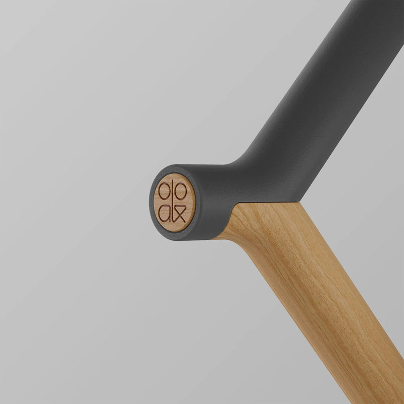 ooak Walking stick Uno Graphite And Oak Walking Cane With Elegant Design By Ooak Uno Graphite And Oak Walking Cane By Ooak