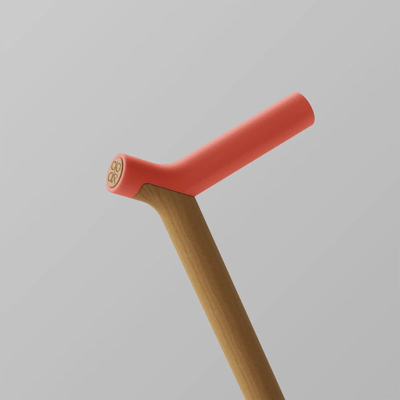 ooak Walking stick Uno Coral And Oak Walking Cane By OOAK Elegant Mobility Aid Uno Coral And Oak Walking Cane By OOAK Elegant