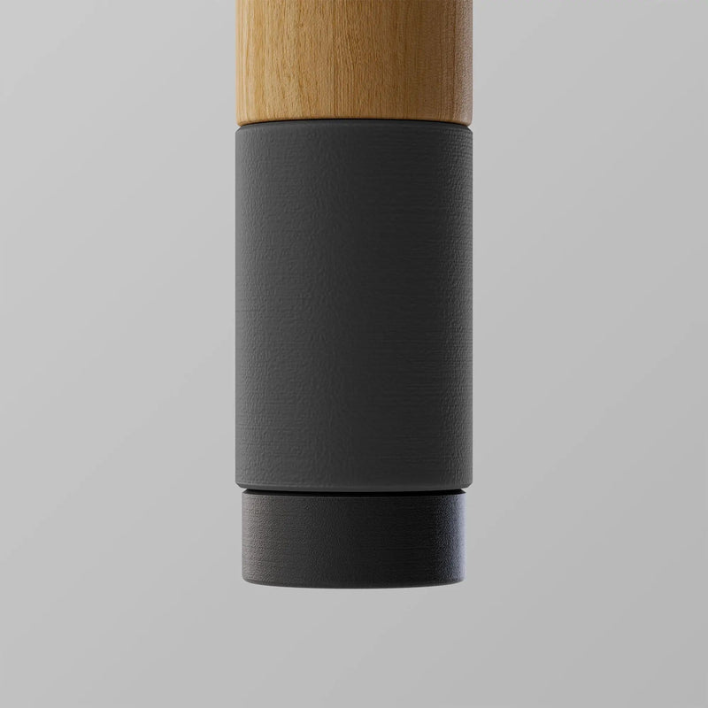 ooak Walking stick Uno Graphite And Oak Walking Cane With Elegant Design By Ooak Uno Graphite And Oak Walking Cane By Ooak