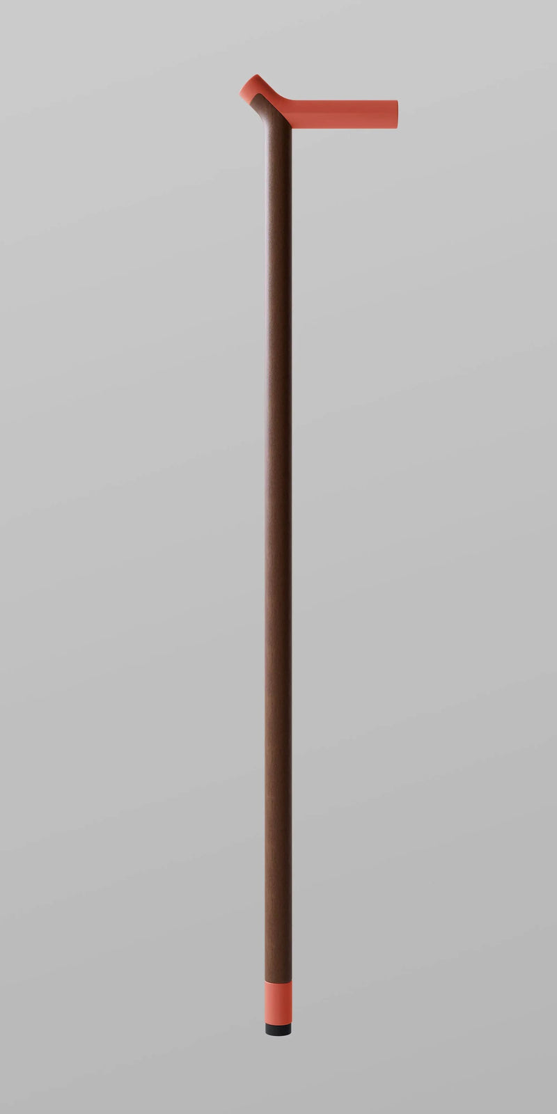 ooak Walking stick Uno Coral And Walnut Walking Cane With Hand Finished Walnut Stem Uno Coral And Walnut Walking Cane With Hand Finish