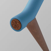 ooak Walking stick Uno Pacific Walnut Walking Cane With Blue Handled Comfort Grip Uno Pacific Walnut Walking Cane With Blue Grip