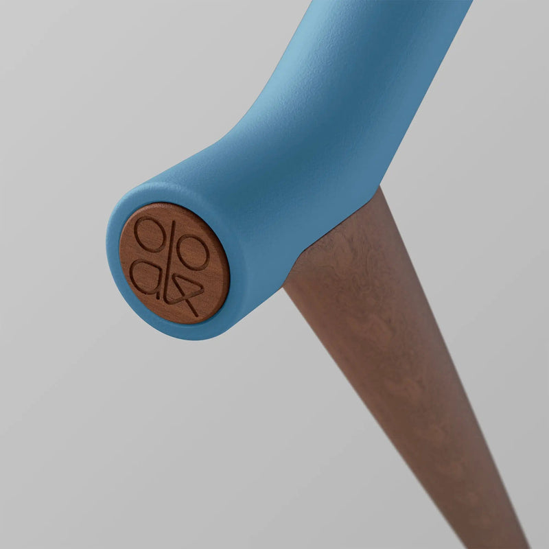 ooak Walking stick Uno Pacific Walnut Walking Cane With Blue Handled Comfort Grip Uno Pacific Walnut Walking Cane With Blue Grip