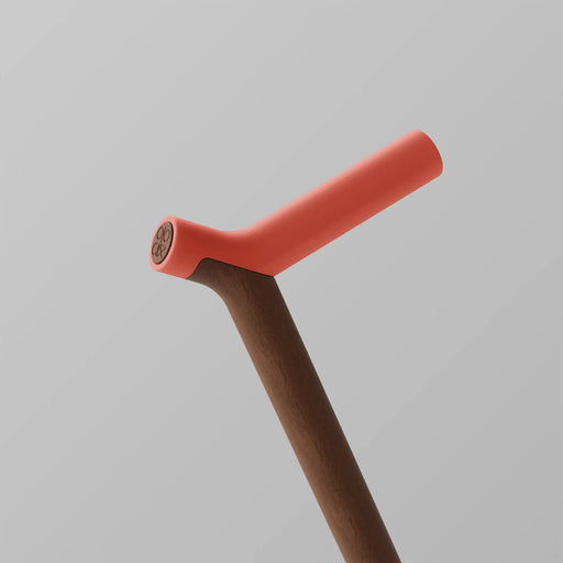 ooak Walking stick Uno Coral And Walnut Walking Cane With Hand Finished Walnut Stem Uno Coral And Walnut Walking Cane With Hand Finish