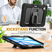 techplus iPad 7th Generation 10.2-inch (2019) Heavy Duty Rugged Shockproof Silicone Case With Built-in Screen Protector Default Title iPad 7th Generation 10.2-inch (2019) Heavy Duty Rugged Shockproof Silicone Case With Built-in Screen Protector Default Title