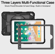 techplus iPad 9th Generation 10.2-inch (2021) Heavy Duty Rugged Shockproof Silicone Case With Front Screen Protector iPad 9th Generation 10.2-inch (2021) Heavy Duty Rugged Shockproof Silicone Case With Front Screen Protector