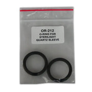 Replacement O-Ring Sets - For UV Quartz Sleeves - Greenway, Sterilight, Splenvue & Germicidal by Filtration Station NZ