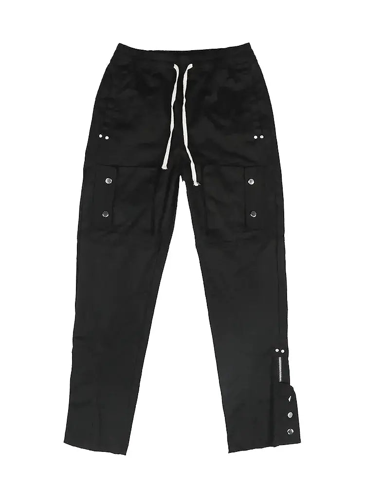 Breasted Slit Cargo Pants with Drawstring Detail by Mead's Supply & Equipment Outfitters limited