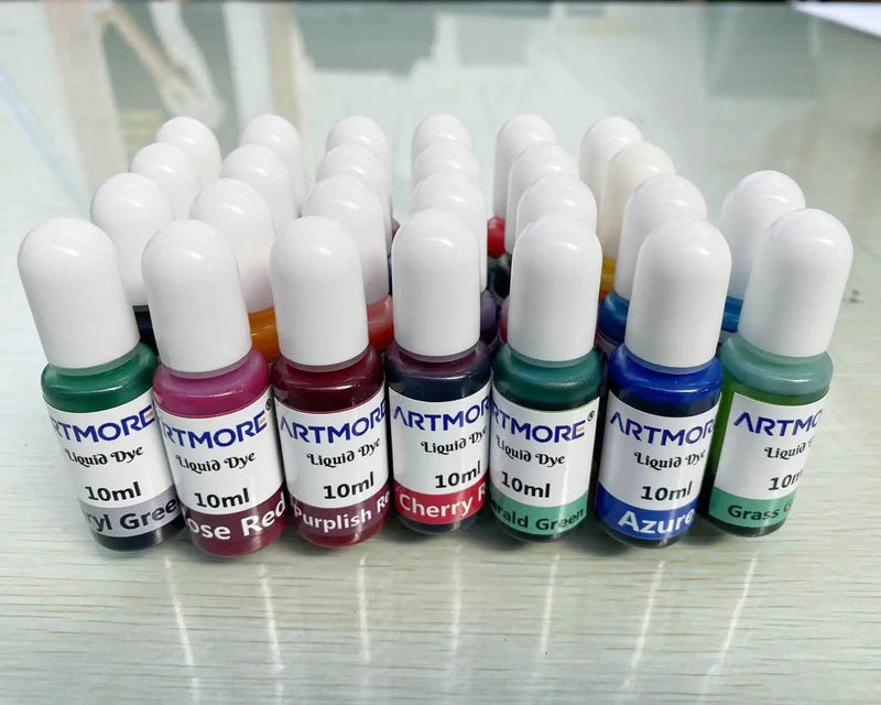 Liquid Epoxy Resin Dye Translucent Colour - 10ml each by Resin Art NZ