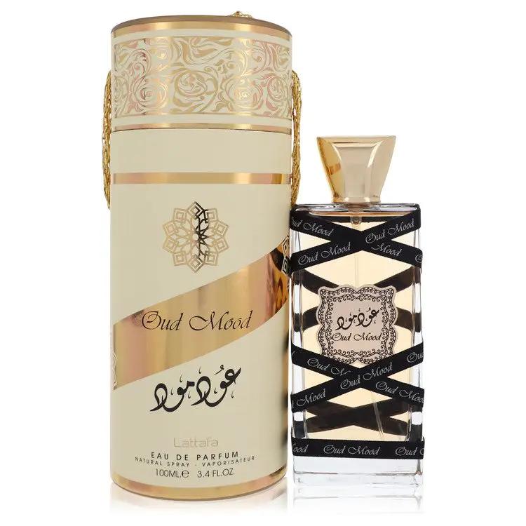Lattafa Oud Mood Eau De Parfum Spray (Unisex) by Lattafa 100 ml by Brands HD