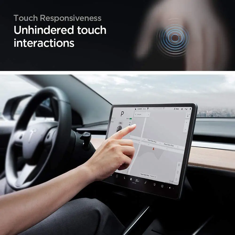 Tempered Glass Screen Protector designed for Tesla Model 3 / Y by salelink.co.nz
