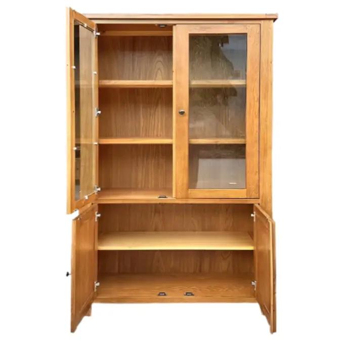 BroDeals Display Cabinet Oak Display Cabinet Oak Display Cabinet