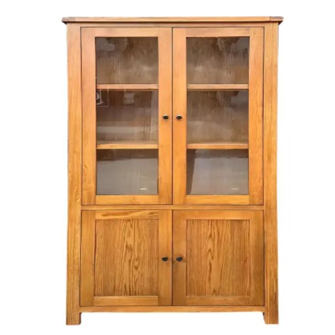 BroDeals Display Cabinet Oak Display Cabinet Oak Display Cabinet
