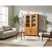 BroDeals Display Cabinet Oak Display Cabinet Oak Display Cabinet