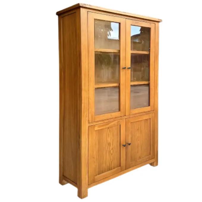 BroDeals Display Cabinet Oak Display Cabinet Oak Display Cabinet