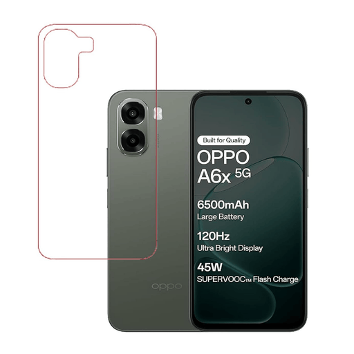 9eight5 Mobile Phone Accessories Back Hydrogel Protector for Oppo A6X (Pack of 2) Back Hydrogel Protector for Oppo A6X (Pack of 2)