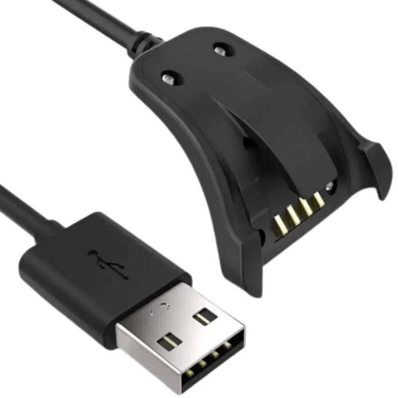 USB-A Charger Cable TomTom Runner 2/3 & Spark Series (Black) 1m by That Watch Shop