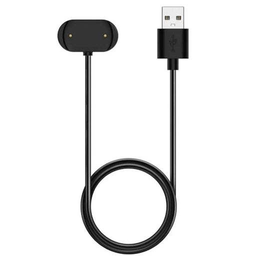 USB-A Charger for Amazfit Watch (GTR3 / GTR4 / GTS3 / GTS4 / T-Rex 2 / Cheetah & More) (Black) 1m by That Watch Shop