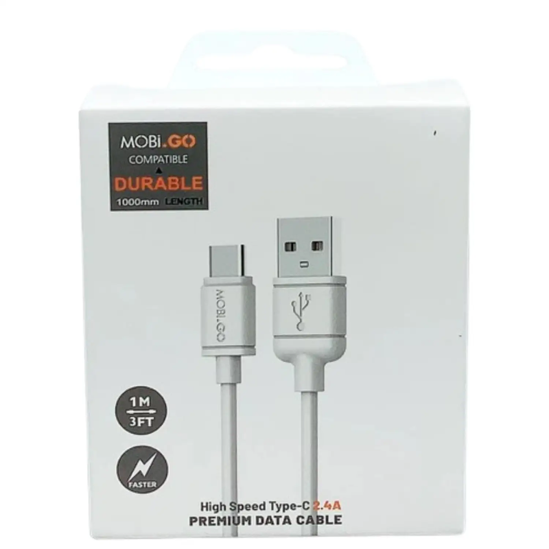 Mobigo 1m USB-A to C cable 201T by 9eight5