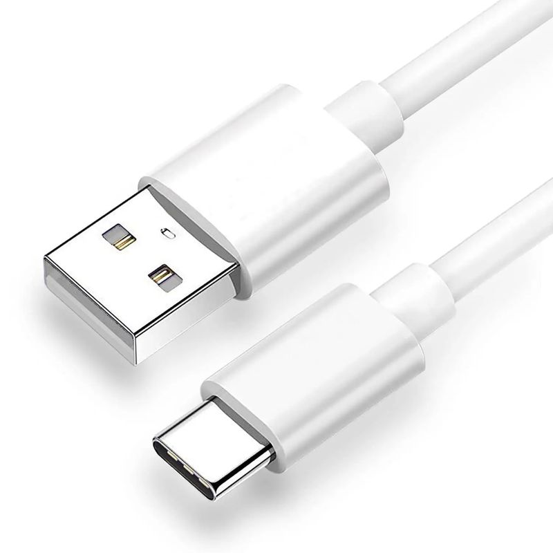 USB-A to USB-C Charger Cable for LG Phones (White) 1m by 9eight5