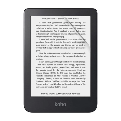 Hydrogel Screen Protector for Kobo Clara 2E (Pack of 2) by 9eight5