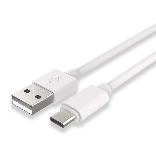 USB-A to USB-C Charger Cable for POCO Phones (White) 1m by 9eight5