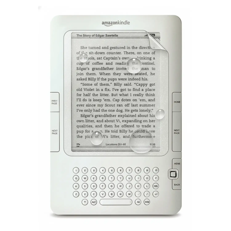 Hydrogel Screen Protector for Kindle 2 (Pack of 2) by 9eight5