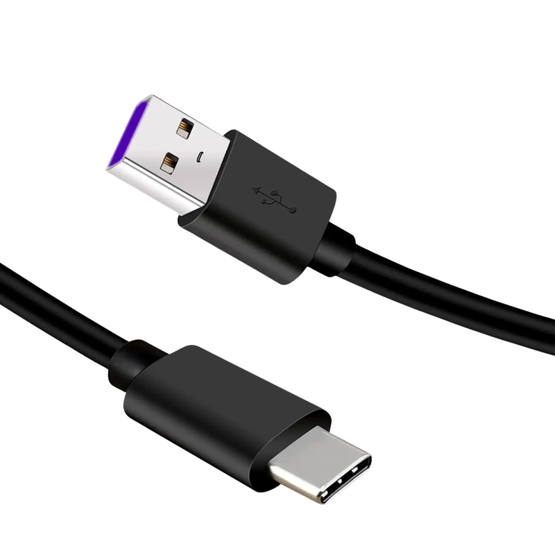 USB-A to USB-C Charger Cable for POCO Phones (Black) 1m by 9eight5