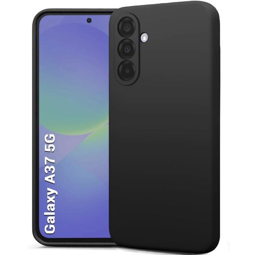 9eight5 Mobile Phone Accessories Silicone case for Samsung A37 (Black) Silicone case for Samsung A37 (Black)