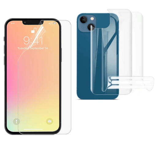 9eight5 Screen protector Hydrogel Screen Protector for iPhone 13 (Screen & Back) Hydrogel Screen Protector for iPhone 13 Back by 9eight5